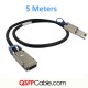CX4 to Mini-SAS Cable, 5M, AWG30