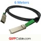QSFP+ to QSFP+ Passive Cable, 6M, AWG28