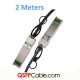 SFP to SFP Cable, 2M, AWG30